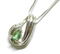 セール/碌山/シルバーの雫デザインペンダント（エメラルド）
