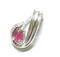 セール/碌山/シルバーの雫デザインペンダント（ルビー）
