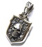 セール/碌山/スカルのエンブレムペンダント（トップのみ）